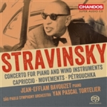 Stravinsky Concerto for Piano and Wind Instruments Capriccio  Movements Pétrouchka with São Paulo Symphony Orchestra, Yan Pascal TORTELIER conducting